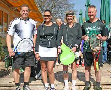 [ Seite 40 ] 26. April 2017 [Nr. 8] Sport Neuen Tennisplatz eingeweiht Fürthlauf mit viel Programm Foto: privat Zusammen mit den Regionalligaspielerinnen Elke Volkholz (2. v. li.