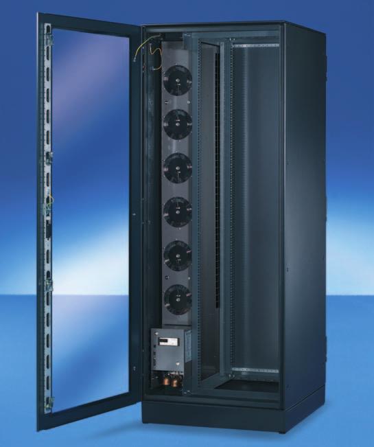 VARISTAR VARISTAR für AdvancedTCA Schrank IP 55, RAL 7021 mit Luft/Wasser-Wärmetauscher Einbaumaße abgestimmt auf den Einbau von AdvancedTCA Baugruppenträgern (Schranktiefe 800 mm)