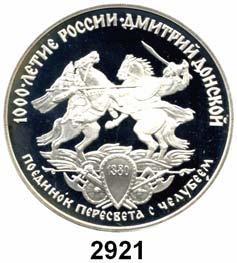 ...Polierte Platte 50,- 2925 3 Rubel 1996.