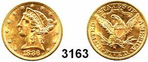 ... Sehr schön+** 250,- 3162 5 Dollars 1884, Philadelphia (7,51g FEIN).