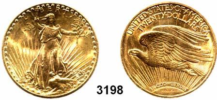 AUSLÄNDISCHE MÜNZEN & MEDAILLEN 205 U. S. A. 3198 20 Dollars 1926, Philadelphia (30,09g FEIN). GOLD. Schön 143.4. KM 131. Friedberg 185.... Kl. Rdf.