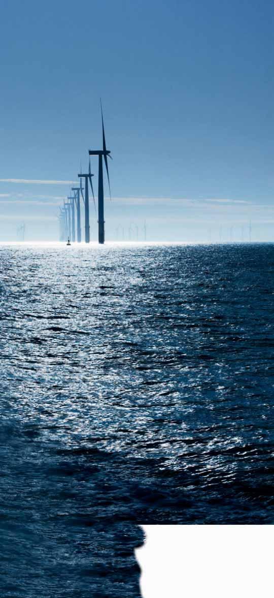 / Internationales Geschäft / Geschäftsbereich Export- und Projektfinanzierung / 94 Offshore-Strom: ein Windpark, der Küstenwache hält Um große Aufträge an Land zu ziehen, muss man schon mal in See