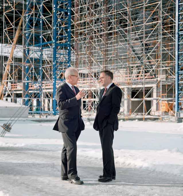 Besonderen Wert bei den Baumaßnahmen legten die beiden Geschäftsführer Prof. Dr. Rainer Schwarz sowie Dipl.-Ing. Manfred Körtgen auch auf den optimalen energetischen Betrieb des Flughafens.