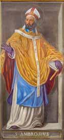 DER HL. AMBROSIUS Der Schutzpatron der Imker Am 7. Dezember gedenkt die Imkerschaft ihres Schutzpatrons dem Hl. Ambrosius von Mailand. Seit dem 11. Jahrhundert wird er verehrt.