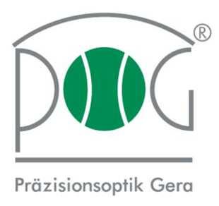 POG Präzisionsoptik Gera GmbH www.pog.eu Geschäftsfeld Optik, Mikrostrukturierung Mitarbeiterzahl 150 Gewerbepark Keplerstr.