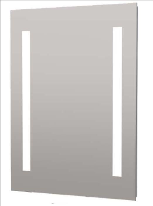 Spiegelschrank SPS100 H:720, B:1000, T:130 mm mit drei Türen innen verspiegelt, Schalter und Steckdose unterhalb vom