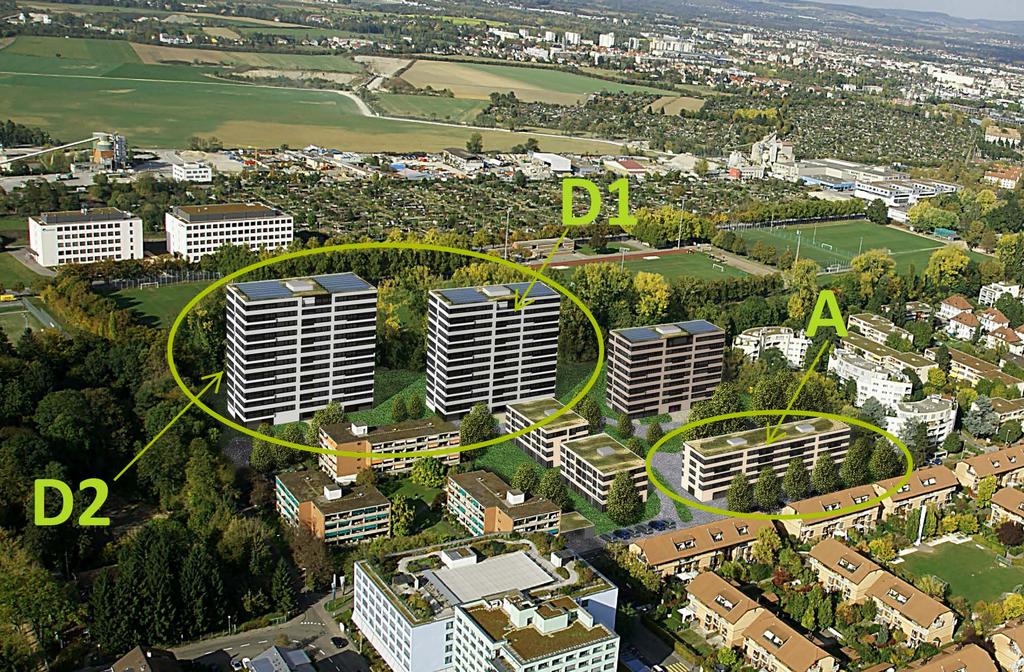 Überbauung DURADERO, Baselmattweg 137/137a, 135 und 135a,