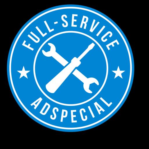 Mit unserem Full-Service Team sind Sie in besten Händen! Dieses AdSpecial ist an Full-Service-Buchung gebunden.