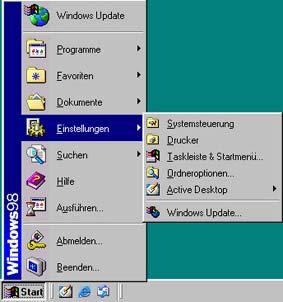 Installationsanleitung für xdsl mit Netzwerkanschluß unter Windows 98 Second Edition: Sie benötigen für die Installation folgende Elemente: * Zyxel Ethernet Modem * Windows 98 SE Original CD Rom