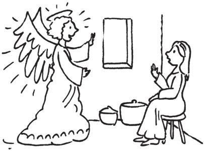 In jener Zeit wurde der Engel Gabriel von Gott in eine Stadt in Galiläa namens Nazareth zu einem jungen Mädchen gesandt. Sie war mit einem Mann namens Josef verlobt, der aus dem Haus David stammte.