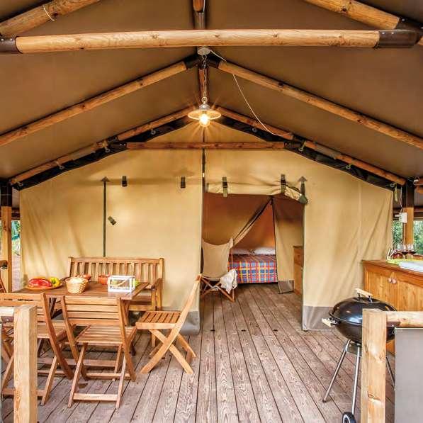 Soluzioni diverse con prezzi accessibili a tutti GLAMPING Beautiful and cozy tents for our guests