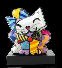 Romero Britto Blue Cat p