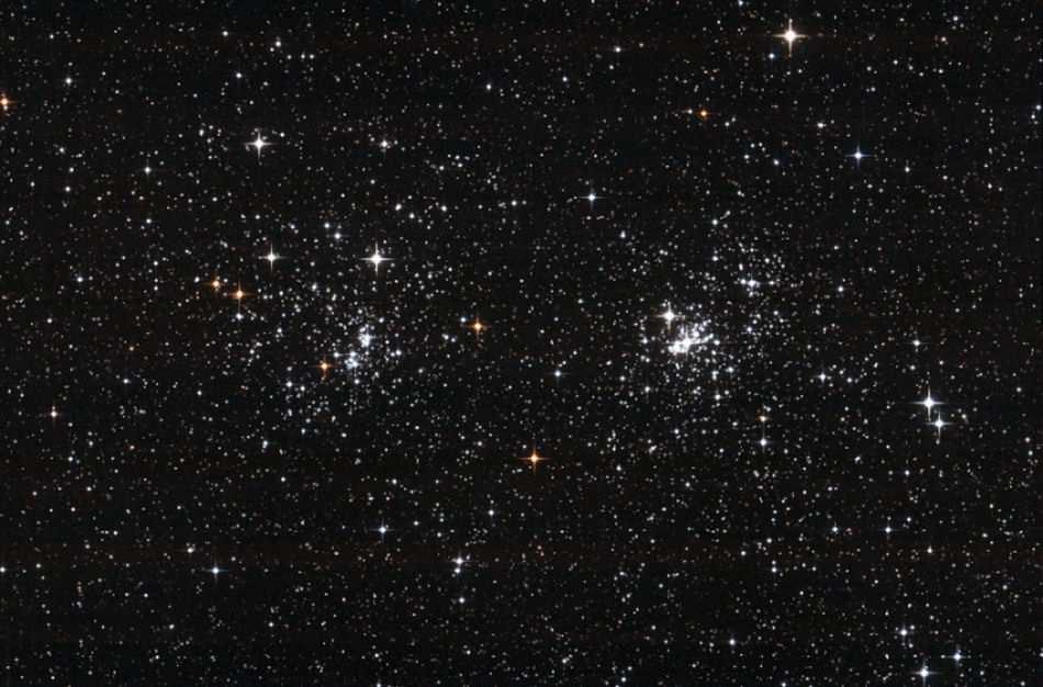 Offene Sternhaufen h und chi im Sternbild Perseus