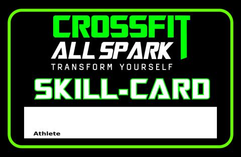 * Information zur AllSpark-Skill-Card / Skill-Training CrossFit beinhaltet viele teilweise sehr komplexe Bewegungsabläufe. Durch unkorrekte Ausführung der Übungen entstehen nur Nachteile.