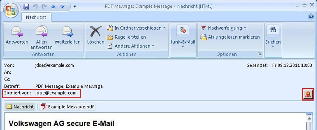 4 1 Empfang einer E-Mail mit angefügter S/MIME