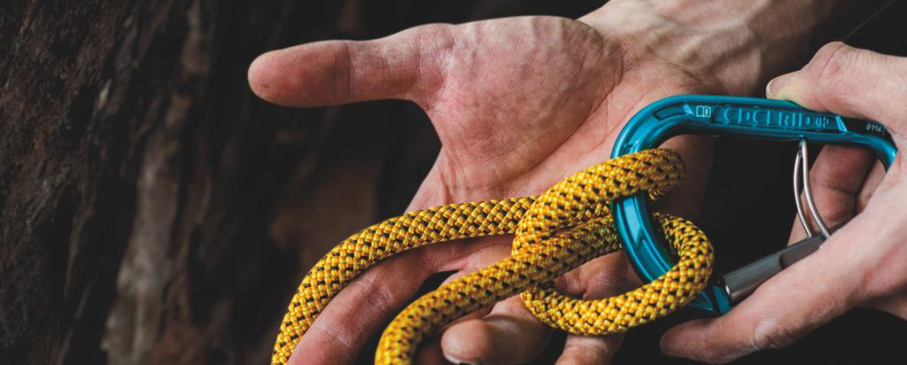 Unlike most other belay techniques, rope diameter makes no difference to the increased braking force when belaying with an Italian hitch on an HMS carabiner.