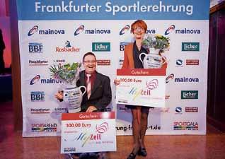V 8 Wer glaubt, Rollstuhltanz sei bloß ein Herumschieben über das Parkett, sollte sich einmal die Deutschen Meister Andrea und Jean-Marc Clement vom Rollstuhlsportclub (RSC) Frankfurt anschauen.