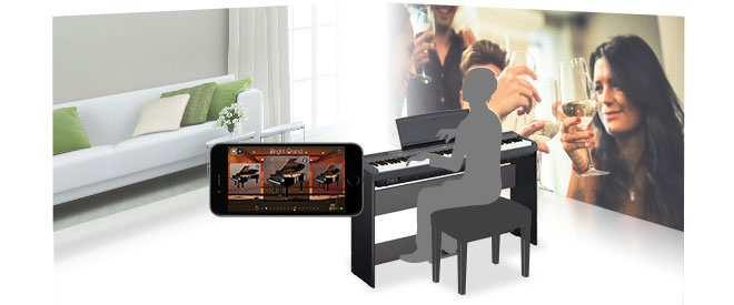 Vollendet mit zahlreichen Funktionen und echter Klavier Qualität. Ein kompaktes Digitalpiano in modernem Design.