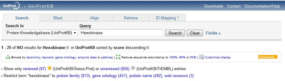 UniProt Universal Protein