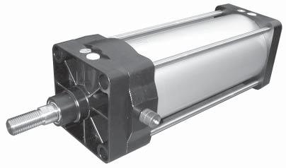 Pneumatik-Zylinder ISO 6431 VDMA 24562 Baureihe R mit