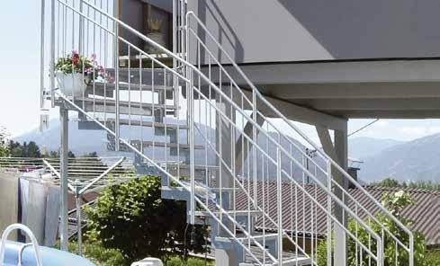 Landesbauordnungen und speziell für Stahltreppen in der DIN EN ISO 14122-3 (früher DIN 24530, Treppen aus Stahl ).