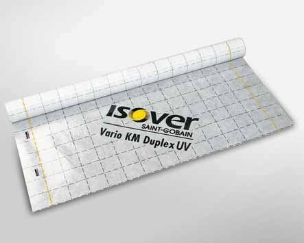 Vario KM Duplex UV Die sichere Lösung! A Feuchteadaptive Dampfbremse (Polyamid). Abgestit auf die Komponenten des VARIO-Komplettsystems.