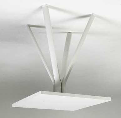 Tischplatte HPL weiß, Größe 70x70 cm 249,00 (