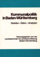 Gesetze Daten Analysen und der Folgeband Landespolitik und Landtagswahlen in Baden-Württemberg. Daten Analysen von 1980. Im Jahr 1989 wurden beide im ersten Taschenbuch Baden-Württemberg.