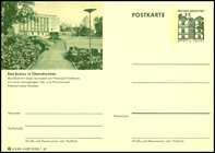 ausverk. 1965 - Dauerserie "Bauten klein" - MiNr P 84 Antwort-Postk.
