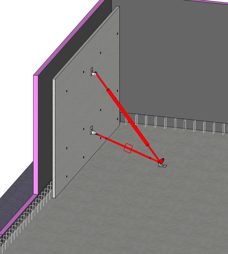 Auf der Beton zugewandten Seite weist das thepro DämmDicht Element ein vollflächiges FBV Dichtsystem auf, welches geeignet ist, das Bauwerk gegen jeden Lastfall abzudichten.