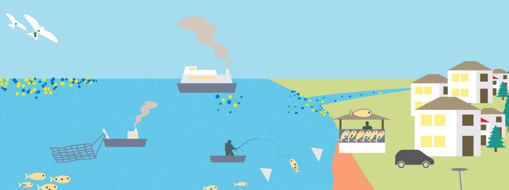 1. Eintragswege- und mengen Unzureichendes Abfallmanagement Fischereiindustrie