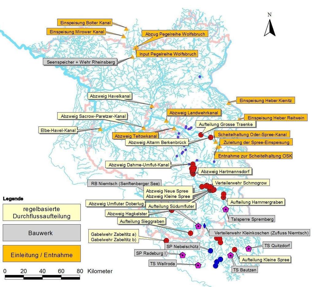 Basis qualitätsbewerteter meteorologischer Beobachtungsdaten. Zugang über die Bundesanstalt für Gewässerkunde. Jede Rasterzelle bedeckt eine Fläche von ca. 25 km²).