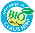 HIPP Bio-Siegel Dies ist eine deutsche Bio-Herstellermarke unter der Babynahrung (Milchnahrung, Beikost) angeboten wird. HiPP GmbH & Co. Vertrieb KG Die Produkte entsprechen den EU-Bio-Verordnungen.