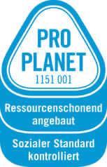 PRO Planet Gekennzeichnet werden Produkte, die die Umwelt während ihrer Herstellung, Verarbeitung oder Verwendung weniger belasten als herkömmlich konventionell produzierte und deren