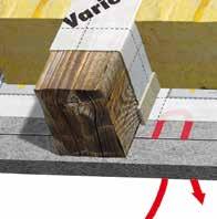 Nut- und Feder-Verkleidungen aus Profilholz oder Paneelen beispielsweise sind schon aufgrund ihres Aufbaus luftdurchlässig.