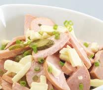 Cervelas-Gruyère Salat mit Cornichons 95014 1 kg Schale 8