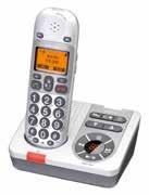 : 595231 Kombi-Set aus schnurgebundenem Telefon plus DECT-Telefon Empfangslautstärke bis zu 30 db Rufton bis zu 80 db Anrufbeantworter