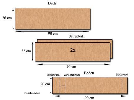 Steinkauz Maße: Material: Es empfiehlt sich natürliche (unbehandelte) Fichtender Tannenholzbretter, mit einer Stärke von ca. 2cm zu verwenden.
