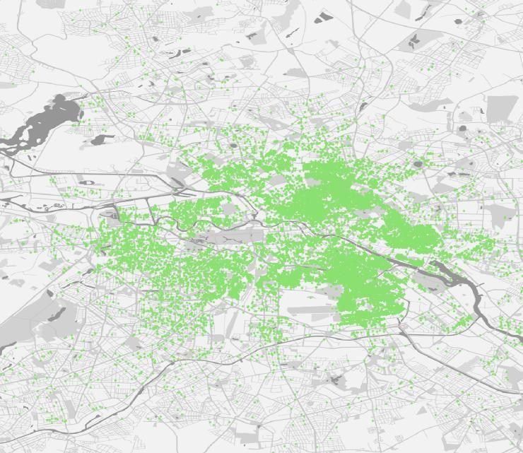 Die - Ein Überblick 2016 Verteilung Airbnb-Gäste wohnen zuhause bei Berlinerinnen und Berlinern, von denen viele abseits der klassischen Touristen-Bezirke leben.