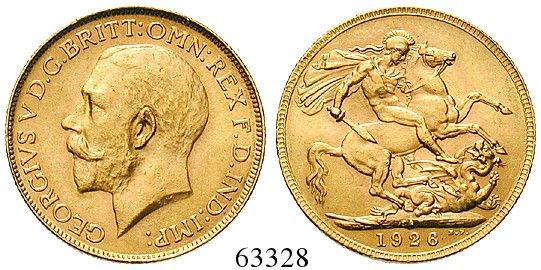 1928, Pretoria. Portrait / St. Georg. Gold. 7,32 g fein. Friedb.5; S.4004. kl.