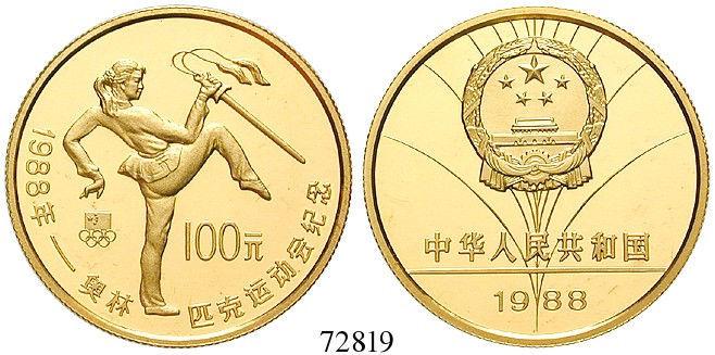 72819 64143 CHINA Volksrepublik, seit 1949 100 Yuan 1988.