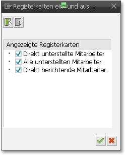 Manager s Desktop (MDT) terkarten können Sie für die aktuell ausgewählte Themenkategorie die anzuzeigenden Registerkarten bestimmen (siehe Abbildung 8).