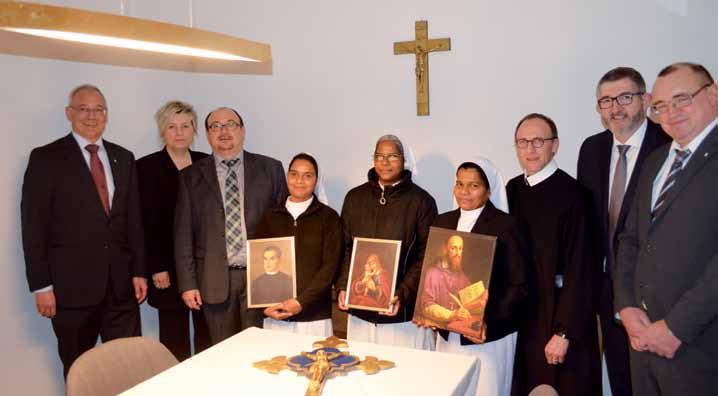 Schutzengel für Münstermaifeld Indische Ordensschwestern gründen Konvent auf dem Maifeld Die drei Ordensfrauen (v.l.), Sr. Beena, Sr. Roselin (Konventoberin) und Sr.
