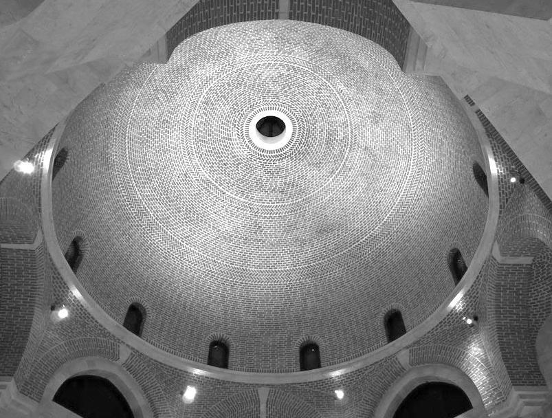 a) Ismaili Centre, Dubai, 2008 b) Horizontalring Radialbogen Kuppel als Rotationsfläche Tragwirkung einer Kuppel