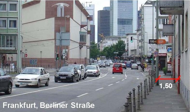 Verkehrstechnischer Entwurf Städtebauliche Bemessung Autoverkehr bestimmt Fahrbahnbreite Rest für Seitenräume, Geh- und Radwege, Bäume etc.