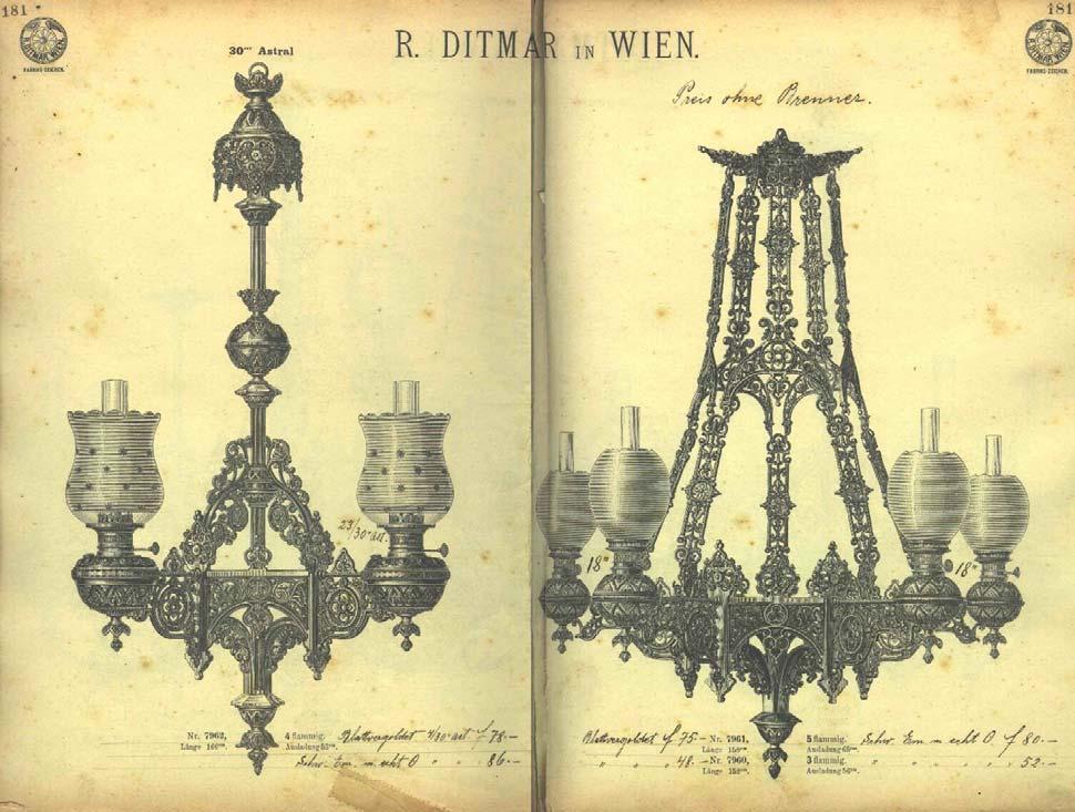 Tafel 12, Petroleumlampen; Tafel 181,