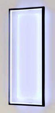 Weiß, subtil und minimalistisch (in warmweiß oder neutralweiß) oder in RGB-Ausführung mit 8-facher Farbkonfiguration für persönliche sanfte Lichteffekte für die
