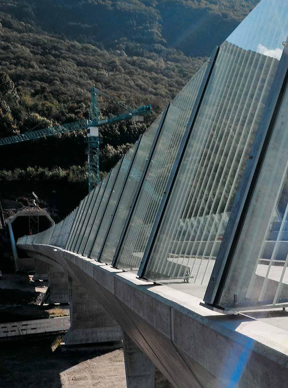 Viadukt Lugano Bellinzona schützen die