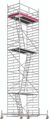 Gerüsttypen mit Leiternaufstieg Beim Aufbau im Freien ist die