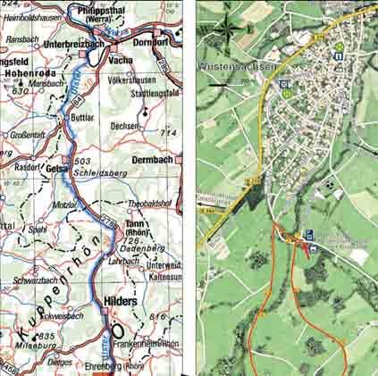 24 taft. Nur in der Quellregion, einem kurzen Abschnitt bei Motzlar und in dem Bereich zwischen Wenigentaft und Pferdsdorf durchläuft sie Pflegebeziehungsweise Kernzonengebiet.